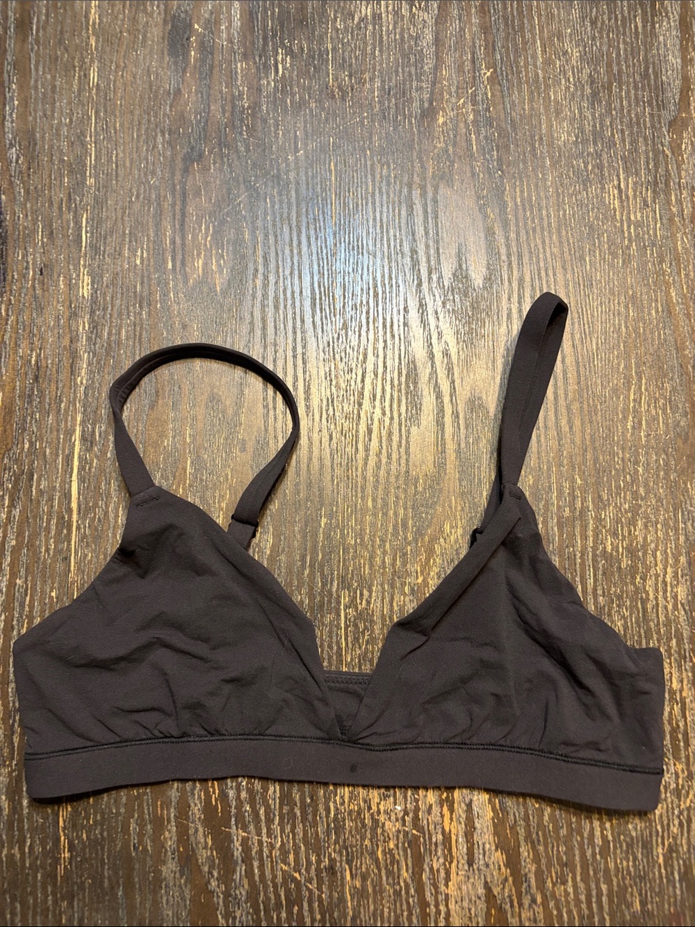 Wireless Fits everybody triangle Black Bralette NWOT